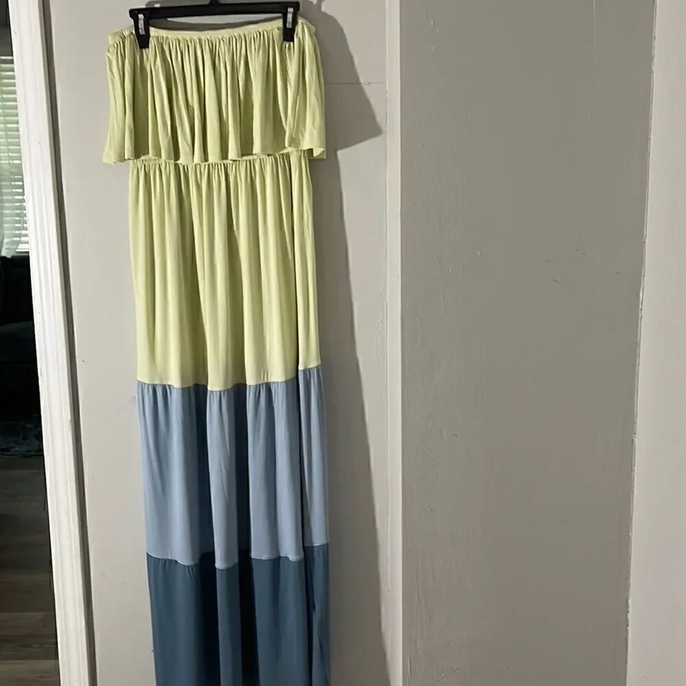LASCANA STRAPLESS MAXI DRESS SIZE 8 - Picture 3 of 8